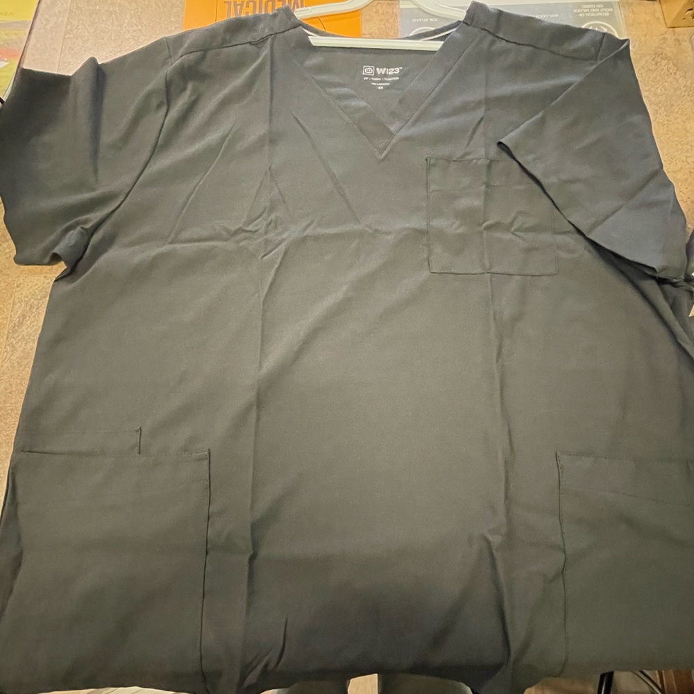 Plus Size WonderWink Utility Scrub Top